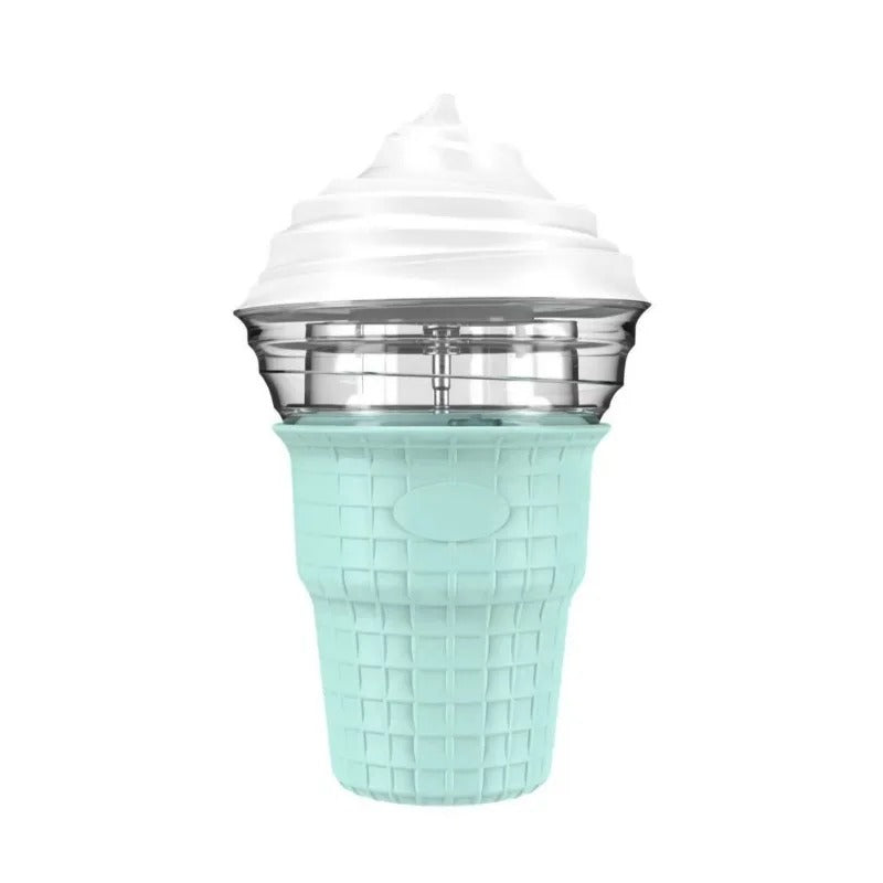 Home Use Mini Ice Cream Maker DIY Children Yogurt Machine Self-Made Snow Cream Stainless Steel Electric Home Appliance