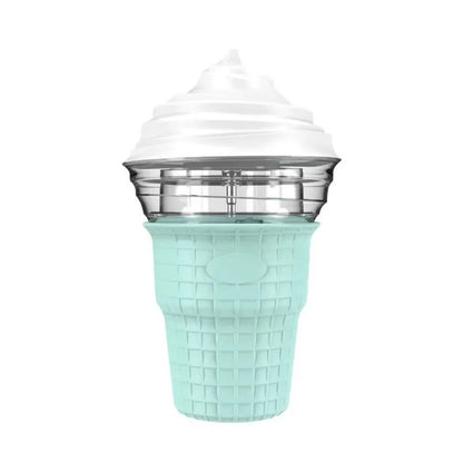 Home Use Mini Ice Cream Maker DIY Children Yogurt Machine Self-Made Snow Cream Stainless Steel Electric Home Appliance
