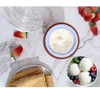 Home Use Mini Ice Cream Maker DIY Children Yogurt Machine Self-Made Snow Cream Stainless Steel Electric Home Appliance